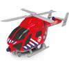BABY CHALLENGE - Elicottero di Soccorso - Veicolo d'Intervento - 021168-1/62 - Pronto per l'Uso - Batterie Incluse - Veicolo a Frizione - Rosso - Sonoro e Luminoso - Plastica - A Partire dai 3 Anni
