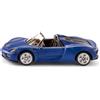 siku 1475, Porsche 918 Spyder, Metallo e Plastica, Auto giocattolo per bambini, Argento, Ruote in gomma