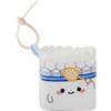 MGM TOY - Portachiavi Squarepal - Badminton - Peluche antistress - 193710 - Memory Foam - Gadget - Regalo - Sport - Riabilitazione - Ansia - Giocattolo sensoriale - Dai 2 anni