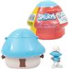 The Smurfs Les Schtroumpfs, Casa con 1 figurina, 5,5 cm, Modello Puffo Costaud, Blu, Per bambini da 3 anni, PUF384