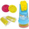 MAIN D'ARTISTE - Rullo per timbri e pasta modellabile - Set creativo - 030911-40 g - Giocattolo per bambini - Modellazione - Creatività - Regalo - Divertente e educativo - Dai 3 anni in su