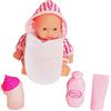 CLEMENT CLEMENTINE - Bambola con vasca da bagno e accessori - Giocattolo per bambini - 071239 - Colore casuale - Plastica - Bambola - Bambino - Manichino - 37 cm x 17 cm - A partire dai 2 anni