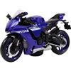 TURBO CHALLENGE - Moto Yamaha YZF-R1 - Die Cast - 029937-1/12 - Veicolo a Ruote Libere - Blu - Metallo - Giocattolo per Bambini - Miniatura - Collezione - Compleanno - Senza Pile - 3 anni