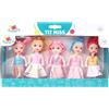 FLYPOP'S - Mini Bambole - Giocattolo per Bambini - 077501 - Multicolore - Plastica - Manichino - Doll - Manichino - Mini Miss - 10 cm x 24 cm - A partire dai 3 anni