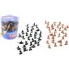 EUROPEAN FORCE - 400 Piccoli Soldati - Soldati - 080228 - Kaki - Plastica - Militare - Giocattolo per Bambini - Miniatura - 3,5 cm x 3,5 cm - A Partire dai 3 Anni