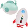 J.A.D.E - Razzo e Sottomarino a Carica - Giochi da Bagno - Senza Batterie e Funziona in Acqua - 048884 - Plastica - Giocattolo per Bambini - Puericultura - Bambino - Regalo - A Partire da 10 Mesi