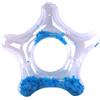 BLUE SKY - Stella Piuma - Boa - Gonfiabile - 069021 - Blu - Vinile - 75 cm di Diametro - Giocattolo per Bambini - Gioco all'aperto - Piscina - A partire dai 3 anni