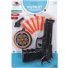 FLYPOP'S - Pistola con Frecce - Accessori per Costumi - 180179LIN - Nero - Plastica - Poliziotto - Giocattolo per Bambini - Carnevale - Costume - 21 cm x 31,5 cm - A partire dai 3 anni.