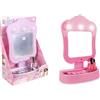 FASHION MAQUILLAGE - Specchio illuminato e trucco - Accessori per il trucco - 258010 - Rosa - Plastica - Gioco per bambini - Pelle sensibile - Testato da un laboratorio francese - A partire dai 5 anni