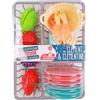 CLEMENT CLEMENTINE - Dish Drainer with Vegetables - Pretend Play - 011752 - Multicolor - Plastic - Toy Kitchen - Children's Toy - 30 cm x 22 cm - Suitable for ages 3 and up