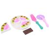FLYPOP'S - Set torta - Gioco di Imitazione - 010221 - Multicolore - Plastica - Cucina - Alimento - Giocattolo per Bambini - Compleanno - 38,5 cm x 25,5 cm - A Partire dai 3 anni
