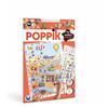 POPPIK 1841285 - Poster con adesivi rimovibili, per bambini dai 5 anni in su, 48 x 68 cm
