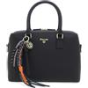Pollini - Borsa A Mano Con Tracolla In Pelle Martellata, Borsa Donna