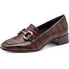 Tamaris Donna Stringate in materiale sintetico, marrone, 39 EU