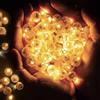 Bubuny 100 Pezzi Mini LED Palloncini Luci Rotondo Mini LED Lampada Palloncino Bianco Caldo Lampada Palloncino per Matrimonio Compleanno Halloween Festa di Natale Capodanno Decorazione