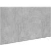 vidaXL Testiera Letto Grigio Cemento 160x1,5x80cm in Legno Multistrato