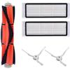 DingGreat Kit di Accessori per XIAOMI MI Robot Roborock S50 S51 S55 S5 Xiaowa Mi Mijia E25 C10 Parti di ricambio per Aspirapolvere Robot 2 Spazzola laterale 2 HEPA Filter 1 Spazzola principale