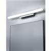 Combuh 60cm Luce Specchio Bagno LED Lampada Applique Specchiera 5 Temperature Colore Regolabili, 14W Moderno Luci Cromo IP44 Impermeabile Lamp 1230lm Bianco Freddo Caldo 2700K 3500K 4000K 5000K 6000K