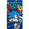 Clondo Telo Mare Bambino Per Sonic Fan - Microfibra Morbida in Poliestere - Asciugamano Mare Piscina, Colori Vivaci, Idea Regalo Estate, Gadget Ufficiale