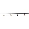 QAZQA jeana - Faretto Moderno - 4 luce - L 193 cm - Bronzo - Moderno - Soggiorno I Camera da letto I Sala da Pranzo I Cucina