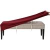 RTSFKFS Copri Panca for Panca da Pranzo, Copertura for Panchina in Elastica Spandex Elasticizzato Velluto Ottomana Copertura Fodera for Panca da Sala da Pranzo(Wine Red)