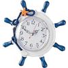 Garneck 1 orologio da parete digitale per esterni, decorazione in legno, volante per esterni, da appendere alla bicicletta della nave, da spiaggia, da appendere
