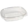 DPdantepellacani 100 Vaschette Contenitori PET (classe 1) per alimenti con Coperchio Ermetico Monouso per cibo fresco, Ristorazione e Congelamento freezer (250 ml)