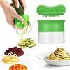 eLander Set affettatrice a spirale per spaghetti di verdure, patate, zucchine, asparagi, cetrioli, verdure