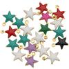 LIUXIN 30 Pezzi in Acciaio Inossidabile, Piccole Stelle Marine, Pesci, ciondoli smaltati Fai da Te, collane, Orecchini, Gioielli, Accessori per la Ricerca
