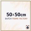 Dutch Frame Factory - Cornice 50x50 cm - Faggio Chiaro - Cornice per foto in Plastica con vetro plastico Antiriflesso - Cornice portafoto 50x50 cm - Easy