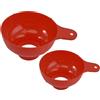 BEAMARKER 2 pz 2 misure Imbuto di Plastica A Bocca Larga Imbuti per Riempire Barattoli di Vetro per Cucinare per Riempire Bottiglie Da Cucina Trasferire Ingredienti Liquidi Secchi Olio Chicchi di Caff