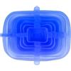 ZLKRHAK 1 set con 6 coperchi in silicone estensibili in silicone per conservare gli alimenti, coperchi per lattine