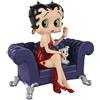 Betty Boop on Settee - Figurina da collezione