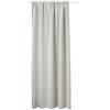 Laneetal Tenda Termica Oscurante Opaca, Tenda con Nastro per Binario, 250g/m² Pesantemente Isolante, per Soggiorno Camera da Letto, 140 x 245 cm, Crema
