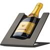 cantina Arredo Stand Refrigerante - Contatto Nero/Accumulatore Nero - Alloggia Una Bottiglia Standard da 75 cl.