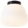 Lightbox lampada da soffitto retrò con paralume in vetro opalino | Ø 25 cm
