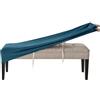 RTSFKFS Copri Panca for Panca da Pranzo, Copertura for Panchina in Elastica Spandex Elasticizzato Velluto Ottomana Copertura Fodera for Panca da Sala da Pranzo(Blu)