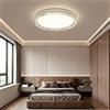 Silamp Plafoniera a Soffitto LED 48W Rotonda Switch 50cm Switch 3000k-4200k-6400k