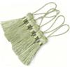 Hetuyon 20 mini nappe fatte a mano in seta con nodo cinese con passante per segnalibri, artigianato fai da te, orecchini di gioielli, ghirlande, lauree, feste, portachiavi e piccole decorazioni da appendere