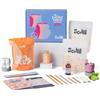 Sculpd, Kit per creare candele con argilla autoindurente, per 2 persone, per principianti e adulti, con cera di soia ecologica, oli profumati, vernice, utensili e guida (lingua italiana non garantita)