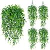 Fairblo 8 Pezzi Pianta Finta Cadente Piante Finte da Interno Eaterno Cadenti 75 cm | Edera Finta Plastica Pianta Artificiale Pothos Decorativa per Decorazioni Casa Balconi Terrazzo Camera Esterno Faux Lvy