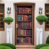 Generic Marrone Adesivo per Porta librerie e libri Autoadesiva PVC Adesivi Porta Interna 85 x 215 cm Adesiva Poster Murale Parete Carta da Parati per Soggiorno Cucina Bagno