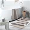 Gabel Bamboo Tappeto Bagno in Spugna cm. 60 x 100, Ferro 905, Cm. 60 x 100