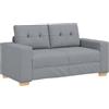 vidaXL Divano Divanetto Grigio Chiaro 160x77x82 cm in Tessuto, divanetto, Divano, Divano, Divano a 2 posti, Divano, Divano a incandalco, Divano Imbottito