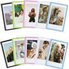 Aisnyho 2 x 3 piccole cornici magnetiche per foto, mini cornici magnetiche personalizzate per frigorifero Fujifilm Instax Mini 12 11 99 90 40 9 8 7 EVO pellicole da 7,6 cm per foto da 5,4 x 8,6 cm (confezione