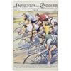 LUCKYLINDE Targa in metallo goffrata per bicicletta - a Domenica del Corrierer, decorazione in rilievo di alta qualità, 30 x 20 cm (Giro d´Italia)