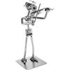 BRUBAKER Violino con violino, realizzato a mano, statuetta di ferro, in metallo, in metallo, per musicisti