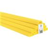 Cartotecnica Rossi 10 Rotoli di Carta Crespata da 40g Tinta Unita Colore Giallo Pulcino N.0292