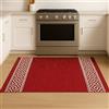Corredocasa Tappeto Cotone Passatoia Stuoia Multiuso Semplice Sfumato Disponibile in Diverse Colorazioni e Misure (Bordeaux, 55X240)