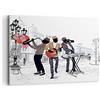 ARTTOR Quadro su Tela 100x70cm Stampe da Parete Musica Strumenti Via città Grandi Decorazione Murale Camera da Letto Cucina 1 pezzo Quadri Moderni Soggiorno Grafica Immagini Wall Art Canvas AA100x70-2933